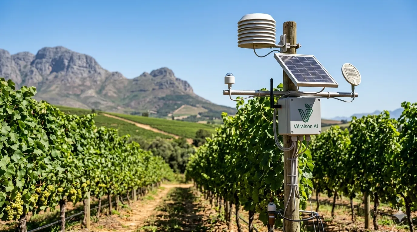 Node deployed in vineyard